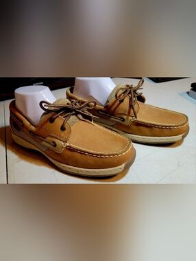Women's Size 8.5 Eastland Solstice Boat Shoes | Nautical | Full Grain Leather